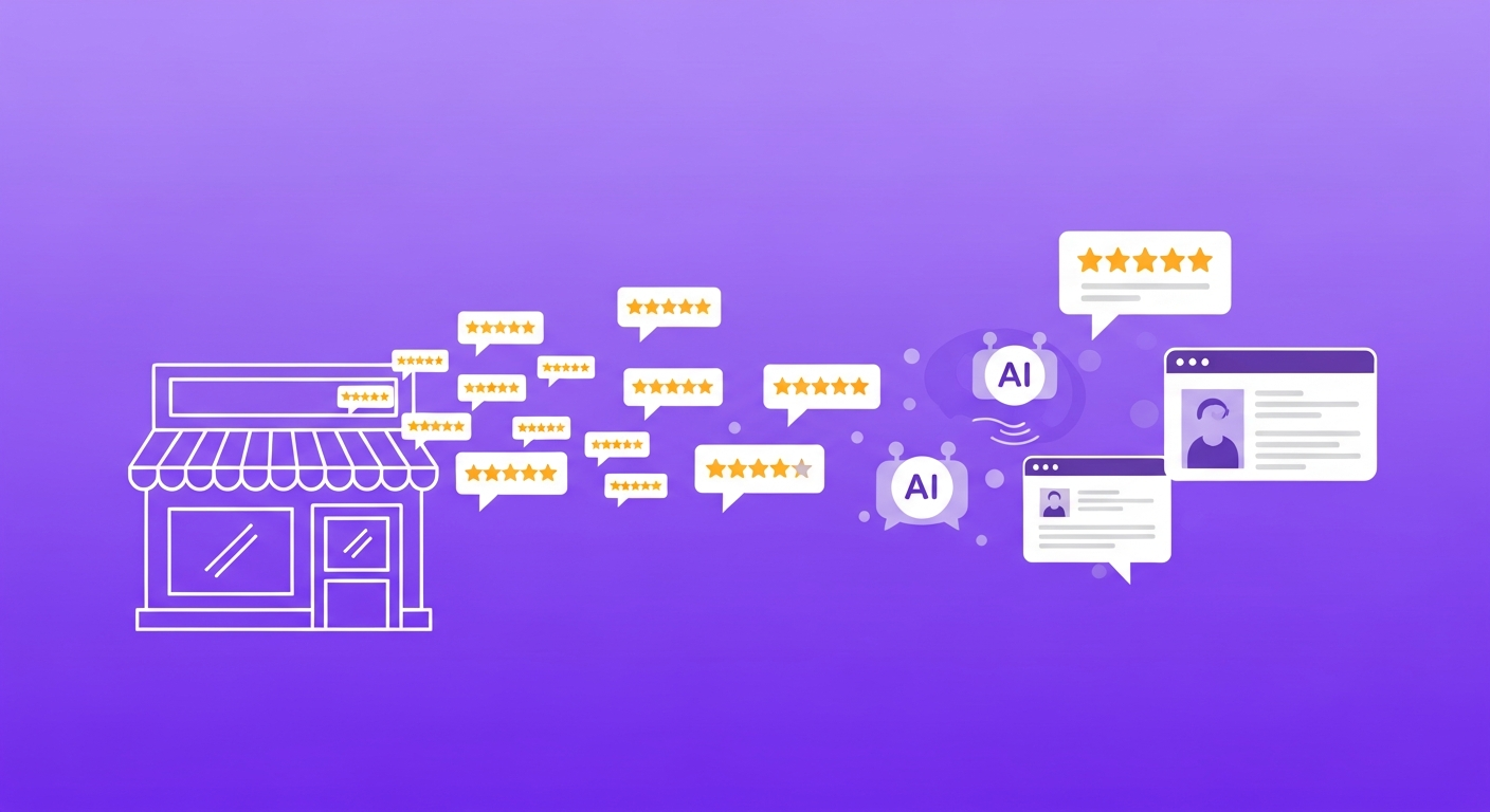 Von Online-Bewertungen zur KI-Empfehlung: Wie Kundenbewertungen in KI-Antworten einfließen