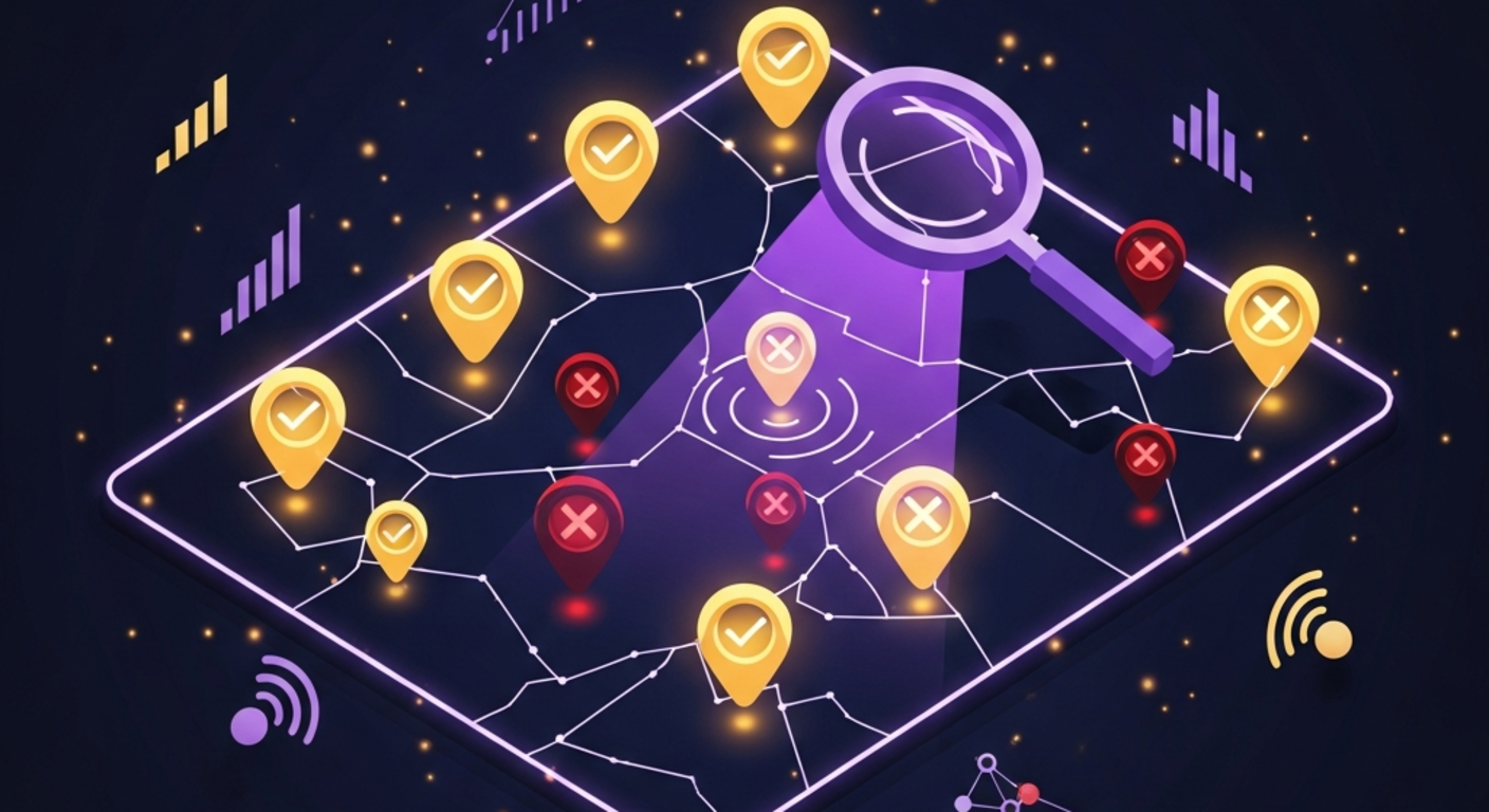 Händlernetz-Analyse: KI-Sichtbarkeit aller Standorte auf einer Deutschlandkarte