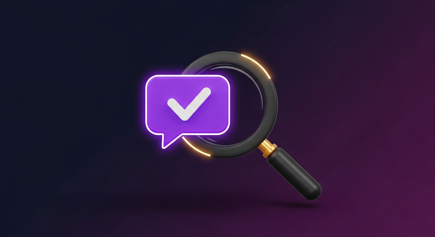 ChatGPT Sichtbarkeit pr&uuml;fen: Lupe und ChatGPT-Icon &ndash; So testest du ob dein Unternehmen empfohlen wird