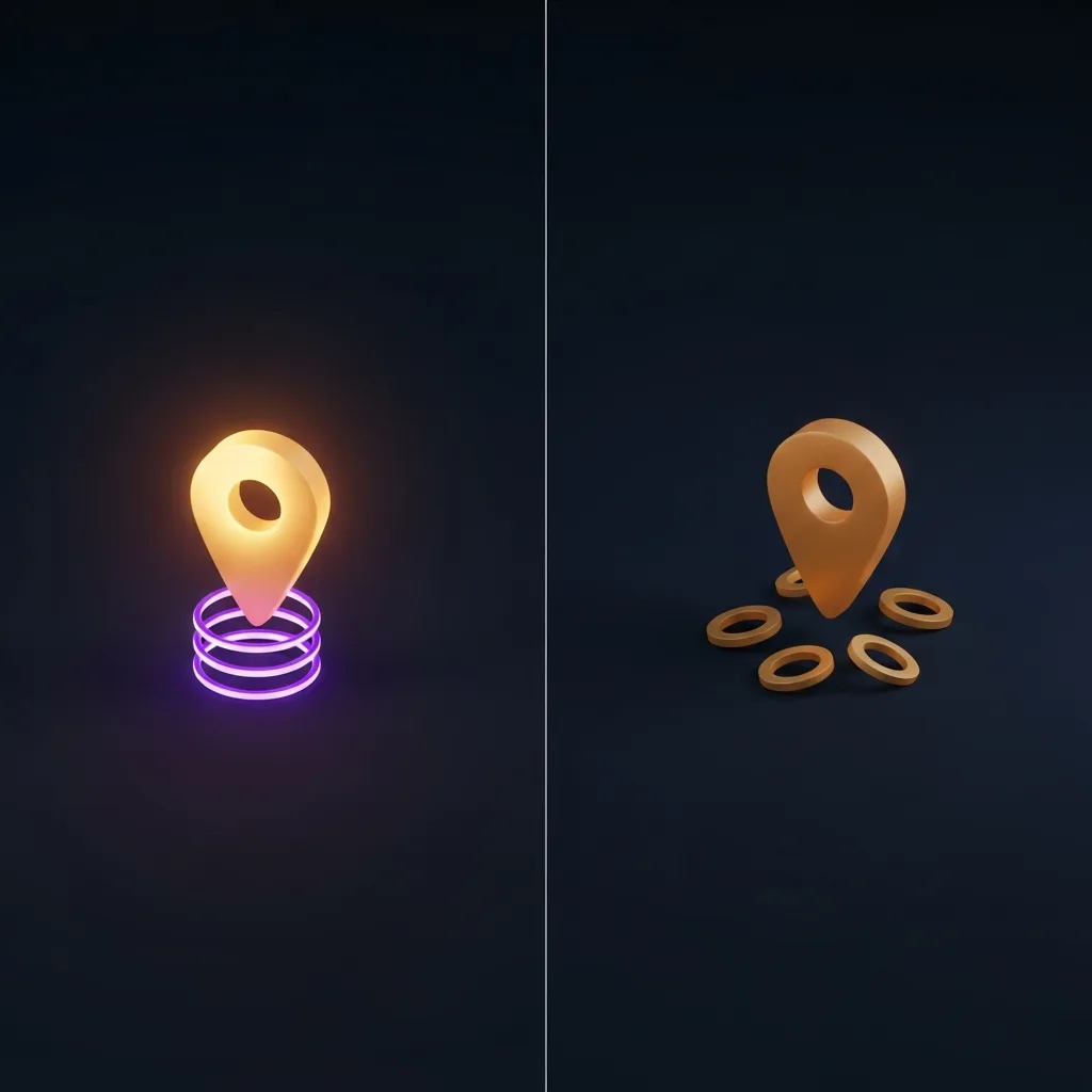 Vergleich konsistente vs. inkonsistente NAP-Daten – Standorte mit klaren Signalen werden von ChatGPT empfohlen, Standorte mit widersprüchlichen Daten verlieren Vertrauen